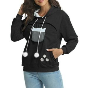 Fanxing Fall Clearance Cat Pouch Hoodie Dog Holder Carrier Sweatshirt Unisex Wearable Hooded Pet Carrier Hoodie Cat Dog Pouch Holder Sweatshirt Shirt Top for Teen Girls S,M,L,XL,XXL