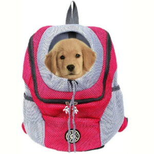 Pet Carrier Backpack for small dog cat, Hands-Free Pet Travel Bag, Breathable Head-Out Design and Waterproof Bottom for Hiking & Travel