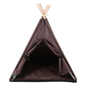 NUOLUX Oxford Cloth Pet Teepee Washable Dog Tent House Indoor Cat Sleeping Bed