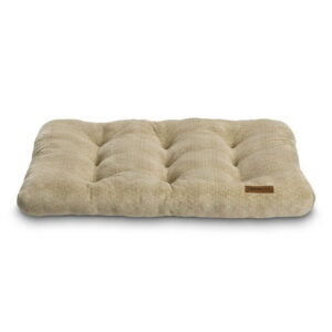 Vibrant Life Large Dog Bed, Tufted Plush Tan 42″ x 32″