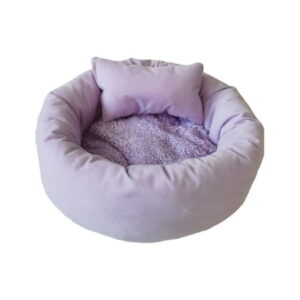 Ashosteey Waterproof Donut Dog Bed,Plush Anti-Anxiety Donut Dog Bed for Small Medium Large Dogs, Warming Cozy Soft Cute Round Washable, Marshmallow Cuddler Nest Pet Bed