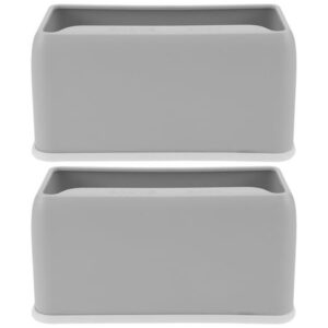 Gymnture Cat Litter Scoop Holder Scooper Caddy 2pcs Stand Gray