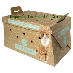 Cats Desire Large Disposable Pet Carrier for Dogs and Cats – 4 Sets Included