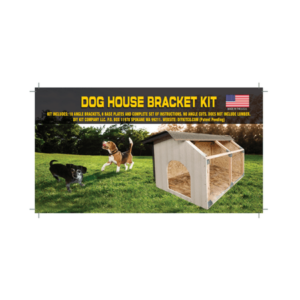 Dog House. DIY Dog House Bracket Kit by DIY Kit Company, LLC