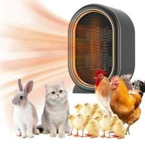 Dog House Heater With 2 ModleThermostat, 800W/1200W Electric Pet Heaters Small Heater Winter, For Outdoor Office Space Heater Chicken Coop Indoor Rabbits Cats Protable Greenhouse Heater