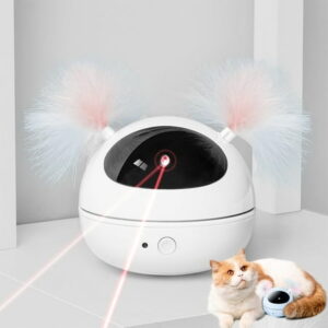 Automatic Cat Laser Toys, 360° Automatic Rotating Interactive Laser Cat Toys for Indoor Cats/Kitty/Dogs, Cat Laser Toy Automatic