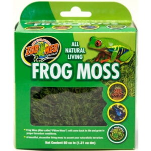 Zoo Med All Natural Living Frog Moss [shelters, Reptile Supplies] 1 count