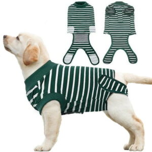 IDOMIK Breathable Dog Surgery Recovery Suit Elastic Dog Recovery Suit Anti-licking Dog Surgical Recovery Suit Dog Surgical Suit for Wounds Skin Diseases Dog Onesies for Surgery Recovery