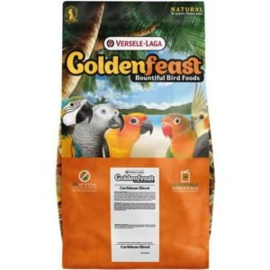 Higgins Group 466855 17.5 lbs Goldenfeast Caribbean Blend for Parrot & Macaw