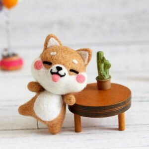 Kayannuo Back to School Clearance Kids Toys Cute Litter Dog Pattern DIY Handmade Poke Wool Felts Material Production