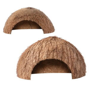 Reptile Hide Cave Hides and Caves Animal Hideout for Reptiles Coconut Lizard