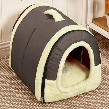 Wamans Cozy Cave Dog Bed Comfortable Plush Kennel Dogs Pet Litter Deep Sleep Pv Litter Sleeping Bed Clearance Items