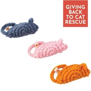 Friends of Normie Toy Mice for Cats with Catnip (Pack of 3)