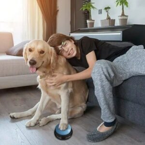 Dog Barking Fidget Toys Adults Dinner Bell Pet Communication Button Toddler Toy Toys Training Talking Toy Recording Toddler Toys Sensory Toys Vocalizer Extrusion Box Voice Sound Fidget Toys Box