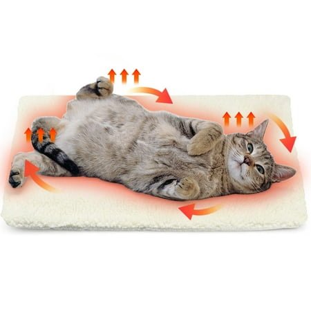 VBVC Self Warming Cats Bed Self Heating,Cats Dog Mat,Extra Warm Thermal Pet Pad for Indoor Outdoor Pet Pad Washable,with Heat Storage Aluminum Foil Lining