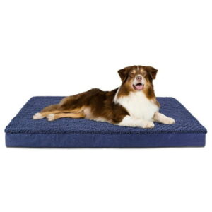 Blue dog kennel waterproof memory egg cotton dog mat removable and washable warm pet supplies sofa bed dog kennel