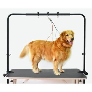 SHELANDY Overhead Pet Grooming Arm/Bars with Clamps Ideal for Dog Bathing & Grooming