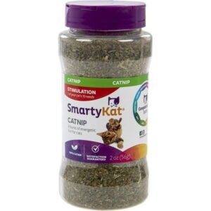 SmartyKat Catnip for Cats & Kittens, Shaker Canister – 2 Ounces