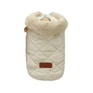 Waterproof Windproof Reversible British Style Plaid Dog Vest Winter Coat Warm Dog Apparel for Cold Weather Dog Jacket for Small Medium Large Dogs with Furry Collar