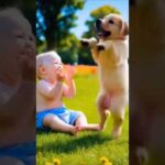 Baby and dog enjoying #dog #baby #cute #dance #heartwarming