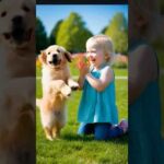 Baby and puppy enjoying #baby #dog #dance #heartwarming #love