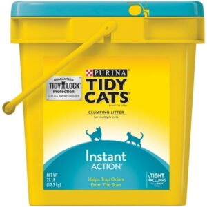 Purina Tidy Cats Instant Action Clumping Cat Litter, 27-lb