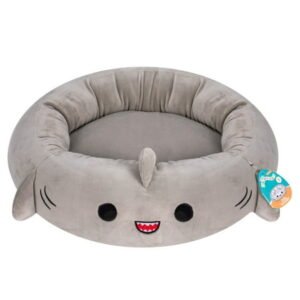 Squishmallows 24 inch Shark Pet Bed – Medium Ultrasoft Official Squishmallows Plush Pet Bed