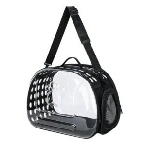 Gazechimp Collapsible Soft Sided Pet Carriers Clear for Small Medium Dogs Kitten Puppy L