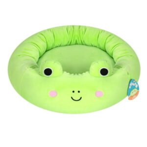 Squishmallows 30 inch Green Frog Pet Bed – Large Ultra Soft Plush Pet Bed