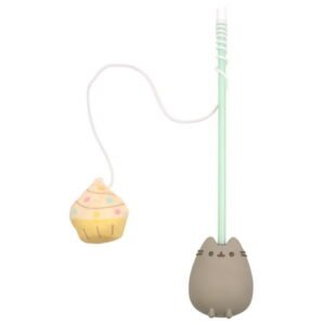 Pusheen Retractable Cupcake Cat Teaser, Pink