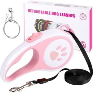 16ft Automatic Retractable Dog Leash Pet Collar Automatic Walking Lead FreeLeash