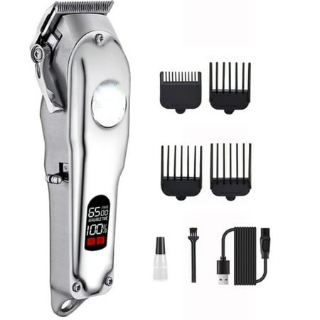 High-Quality Precise and Efficient Rechargeable Metal Dog Hair Clipper – All-in-One Advanced Pet Grooming Tool with Ultra-Quiet Low Noise Technology for Cats Puppies and Small Pets. P