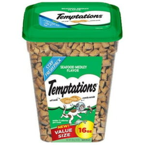 Whiskas Temptations 10112728 16 oz. Seafood Medley Cat Treat