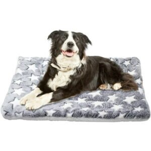 Petimi Dog Crate Pad, Dog Bed Mat, Pet Sleep Mat Soft for Medium Large Dog Cat, 31.5″×39.4″