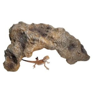 YIGZYCN Fish Hiding Rock Cave Aquarium for Turtle Reptile Basking Hide Habitat Shelter