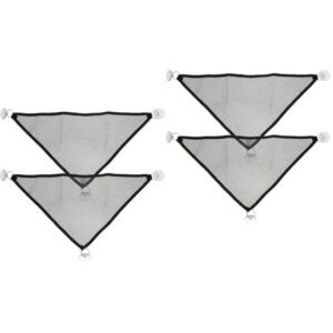 4 Pcs Toys Crested Gecko Tank Accessories Reptile Hammock Bearded Dragon Lizard Terrarium Farm Pet Accessory Glue Net