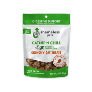 Shameless Pets Catnip N Chill Crunch Cat Treats 2.5 oz.