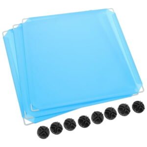 3 Pcs Cat Litter Box Privacy Cover Litter Pan Enclosure Cat Toilet Training Kit Pet Accessories Plash Guard