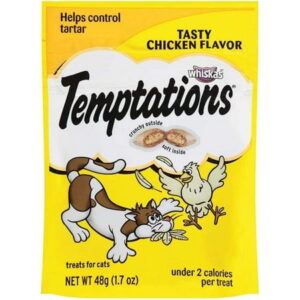 Temptations Classic Treats For Cats Tasty Chicken Flavor 1.7 Ounces