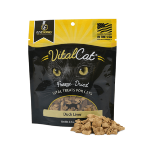 Vital Essentials Freeze Dried Cat Treats, Duck Liver 0.9 oz