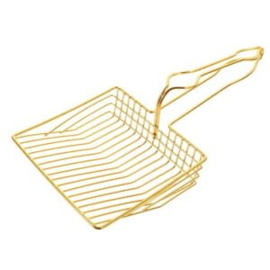 Nlsdqey Pet Supplies Cat Litter Shovel Litter Cat Litter Reusable Litter Litter Litter Cleaning Pet Cat Litter Clean Tool Trash Bag Stainless (Metal )