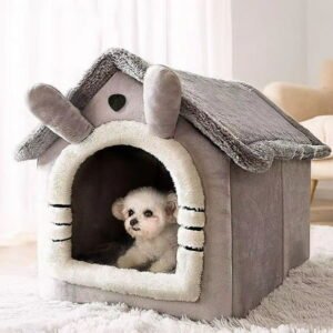 Dog Houses Soft Indoor Enclosed Tent Huts Cat Kennel, Warm Kennel, Cat Kennel, Universal for All Seasons, Removable and Washable Pet Mat