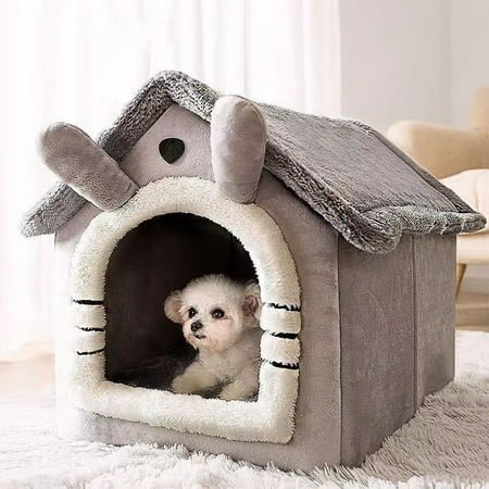 Dog Houses Soft Indoor Enclosed Tent Huts Cat Kennel, Warm Kennel, Cat Kennel, Universal for All Seasons, Removable and Washable Pet Mat