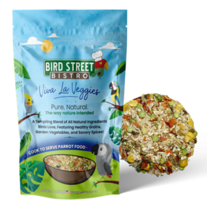 Bird Street Bistro 24oz Viva La Veggies Parrot Food Cooks in 3-15 Min Natural Legumes