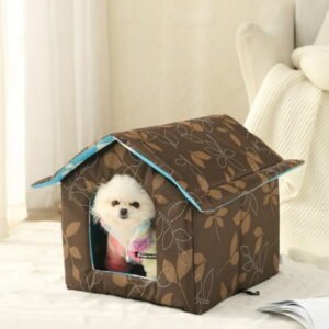 Isvgxsz Easter Gifts Clearance Winter House with Self Warming Pad-Outdoor Indoor Weather-Proof Heat Insulated Shelter Enclosure for Cats Dogs Rabbits- Portable Water-Proof Tent for Feral Easter Decor