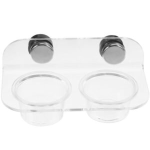 Magnetic Water Feeder Magnetic Reptile Feeding Cup Tortoise Cup Leaopard Terrarium Landscaping Decors