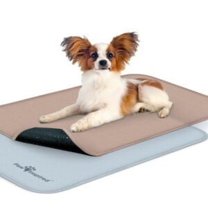 2ct Dog Crate Pads Mats 29×18” for Use with 30” Kennel and Crate | Washable Waterproof Dog Pee Pads