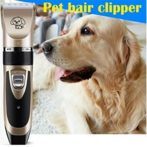 XOAIHY Rechargeable Low Noise Pet Dog Grooming Clippers: Quiet Electric Shears With 8 Combs For Professional Dog Hair Grooming. Groom Your Pet At Home