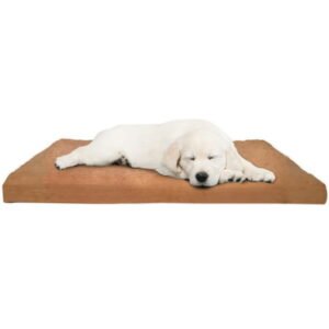 PETMAKER 36×27-Inch Orthopedic Dog Bed with Removable Cover (Clay)