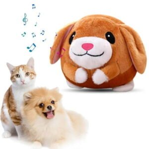 AaSFJEG Child Dog Toy That Can To Talk Sing and Dance with Usb Charging Pig Shape Toy for Pet Active Moving Pet Plush Toy